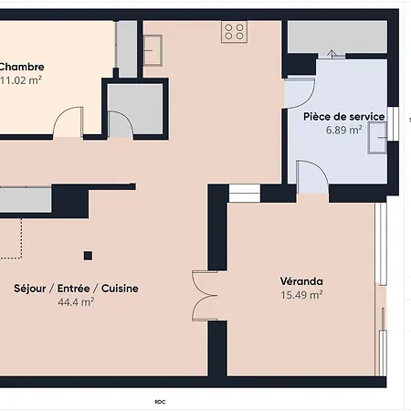 Jolie Maison Avec Jardin A 450m De La Pour 8 Holiday home Batz-sur-Mer